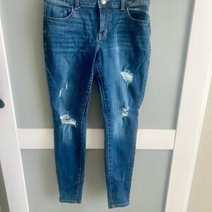 Maurice’s mid-rise Distressed Blue Women's Jeans size small